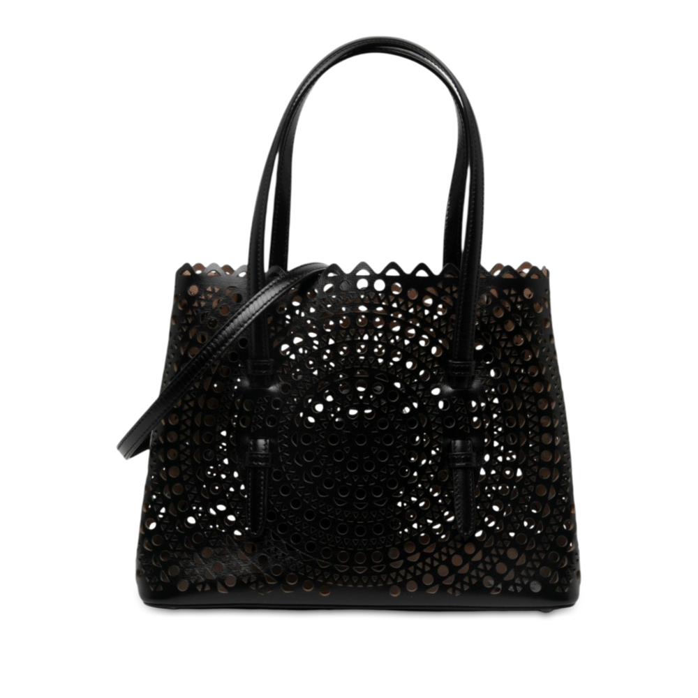 Pre-Loved ALAÏA Vienne Calfskin Laser Cut Mina 25